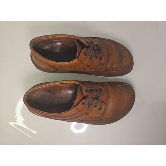 Vintage Retired Baltimore Birkenstock Brown Leather Womens 10 Mens 8 Broken In - Picture 9 of 12